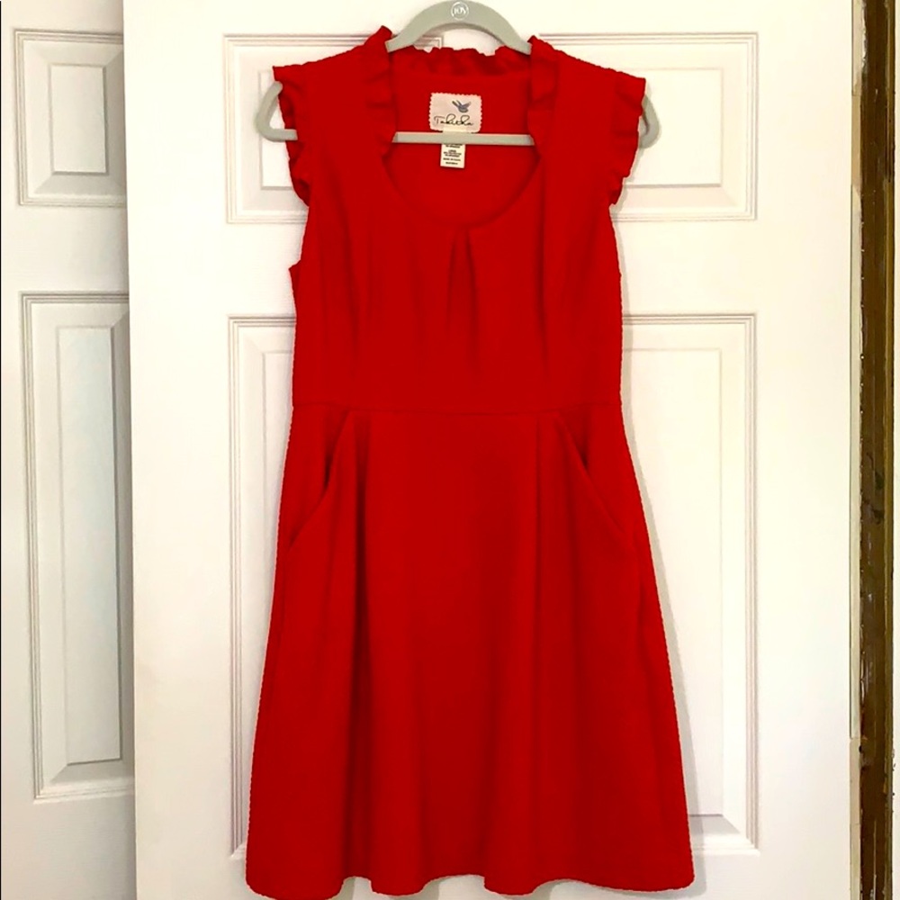 Tabitha from Anthropologie red dress. Size 10.